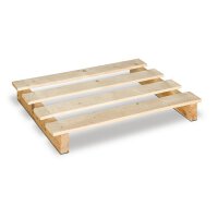 Holz-Einwegpalette, 80 x 120 cm, 4-seitig unterfahrbar,...