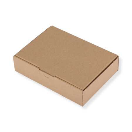 Maxibriefkarton, 240 x 160 x 45 mm (DIN A5), braun